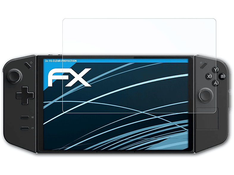 3x FX-Clear Lenovo Displayschutz(für Go) Legion ATFOLIX