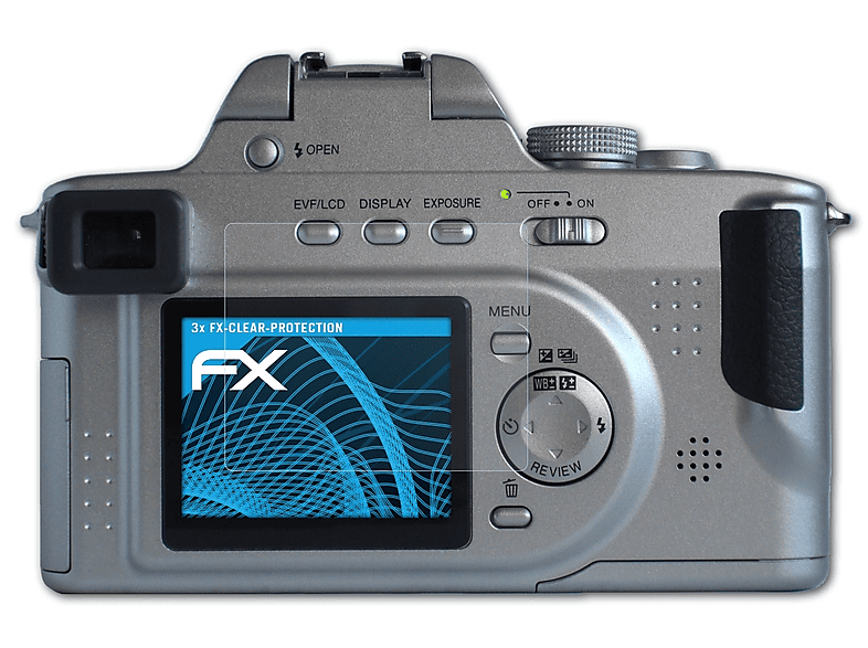 ATFOLIX 3x FX-Clear Displayschutz(für Panasonic DMC-FZ20) Lumix