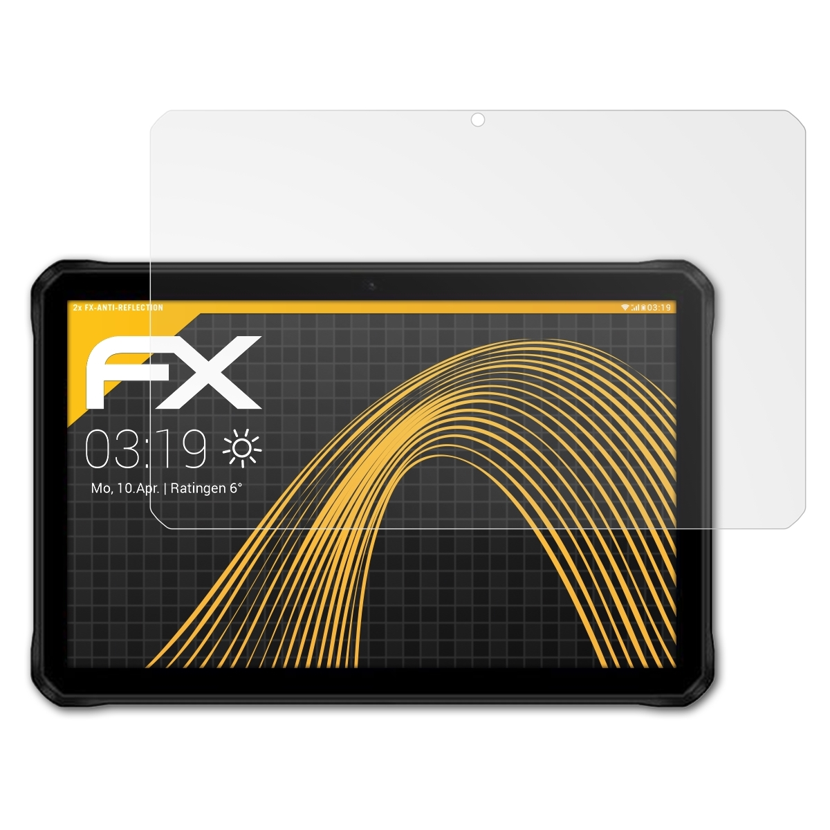ATFOLIX 2x FX-Antireflex Displayschutz(für R10) Doogee