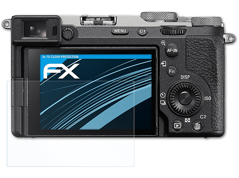 ATFOLIX 3x FX-Clear Sony Displayschutz(für a7C II) Alpha