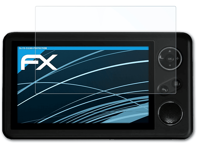 ATFOLIX 3x FX-Clear Displayschutz(für TV 43 Odys Cosmo) Pocket