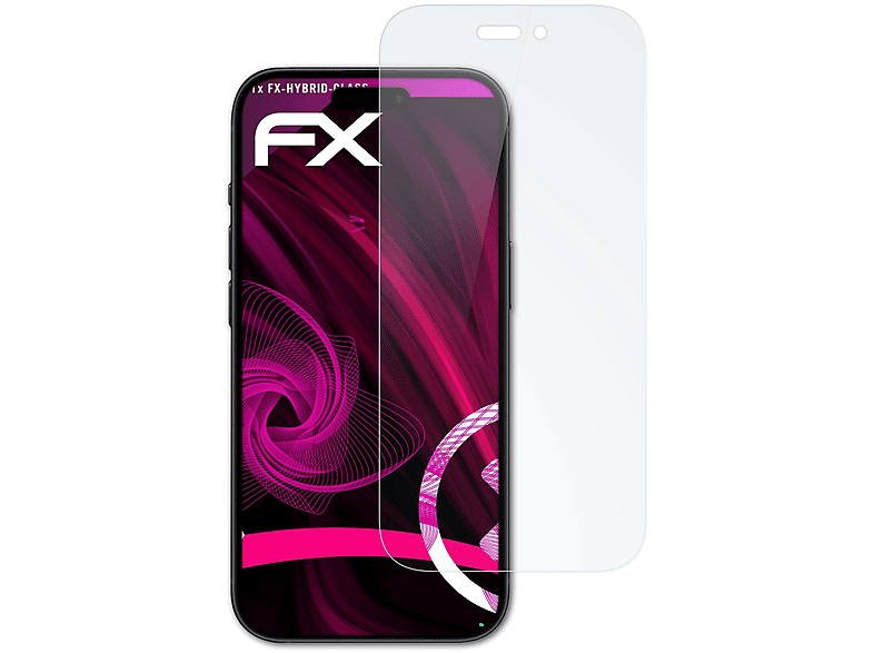 Schutzglas(für Apple 15) FX-Hybrid-Glass iPhone ATFOLIX