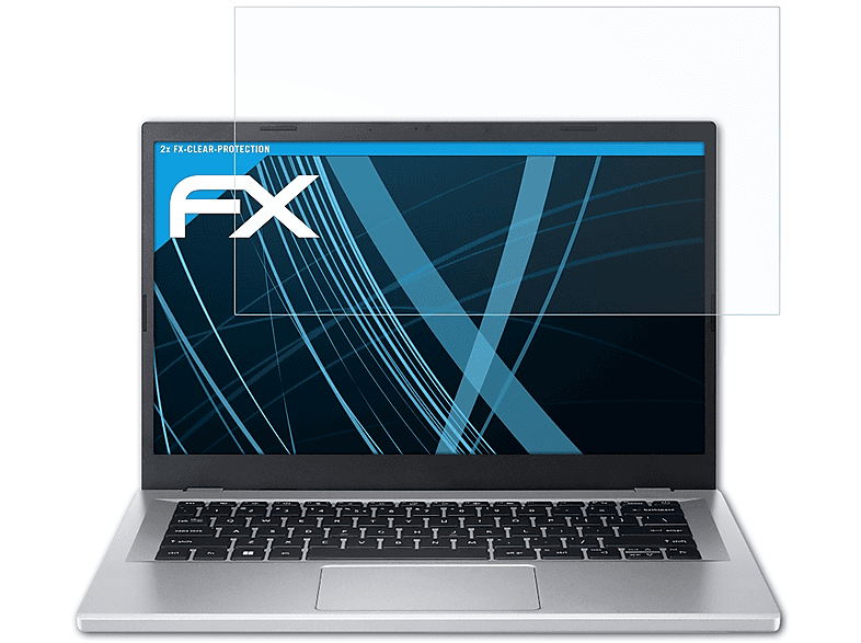 ATFOLIX Displayschutz(für (14 A3SP14-31PT Inch)) Acer 2x FX-Clear 3 Aspire