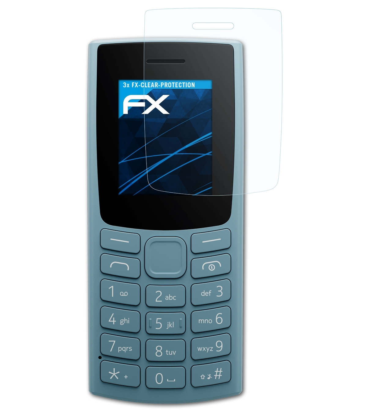 ATFOLIX Nokia Displayschutz(für 3x FX-Clear (2023)) 110