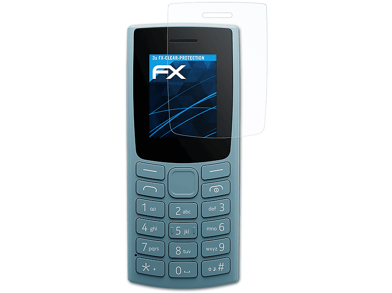 ATFOLIX 3x FX-Clear Displayschutz(für Nokia (2023)) 110