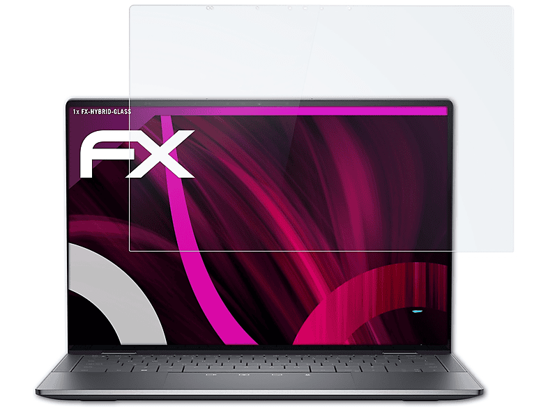 ATFOLIX FX-Hybrid-Glass Schutzglas(für Dell Latitude 9440 2in1)