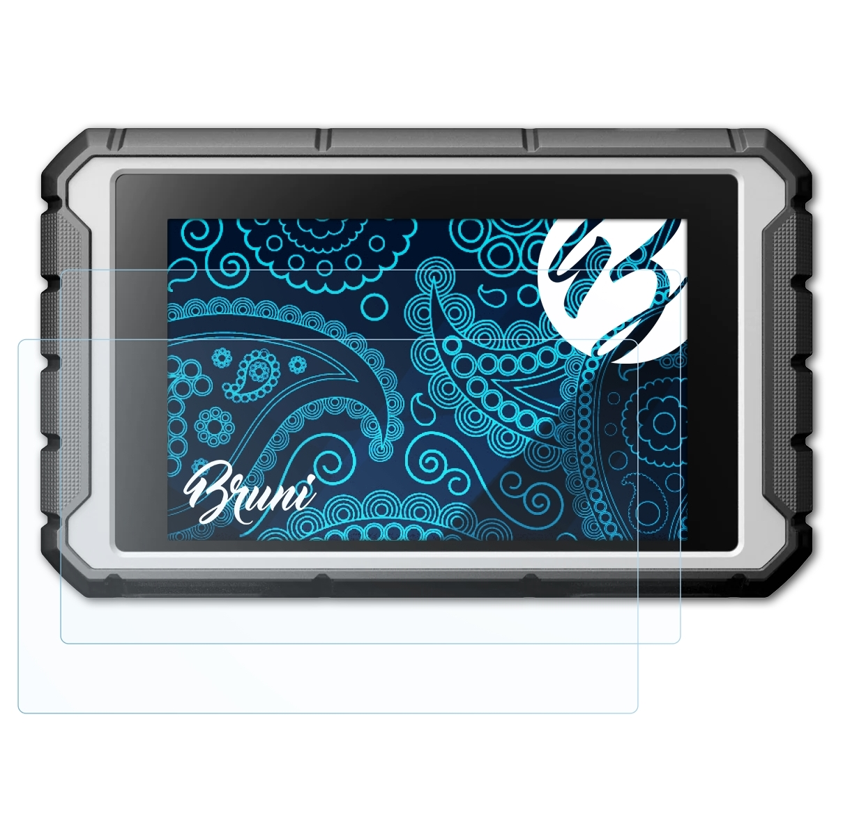 BRUNI 2x Basics-Clear Schutzfolie(für BT) ArtiDiag900 Topdon