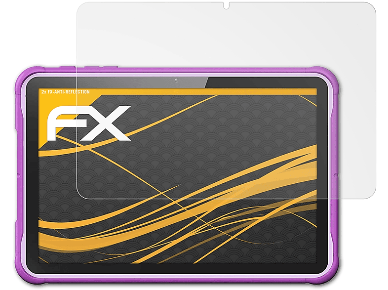 ATFOLIX 2x FX-Antireflex Displayschutz(für Pritom K10) | Tabletschutzfolien
