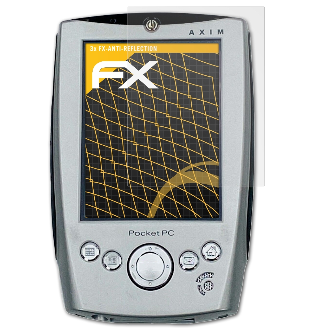 Dell FX-Antireflex Axim Displayschutz(für X5) ATFOLIX 3x