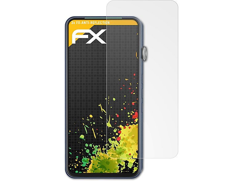 ATFOLIX 3x FX-Antireflex iBasso Displayschutz(für DX320)