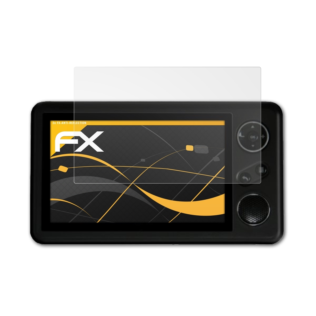 Odys Pocket 43 TV FX-Antireflex Displayschutz(für Cosmo) 3x ATFOLIX