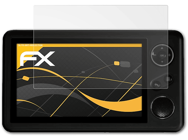 ATFOLIX 3x FX-Antireflex Displayschutz(für TV 43 Pocket Odys Cosmo)