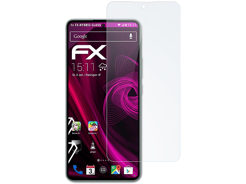 ATFOLIX FX-Hybrid-Glass Schutzglas(für Pro) Xiaomi 13T