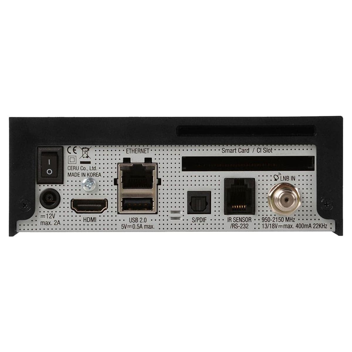 VU+ Zero 4K BT PVR-Kit MS 5TB 4K (PVR-Funktion, Receiver inkl. Schwarz) DVB-S2X Sat