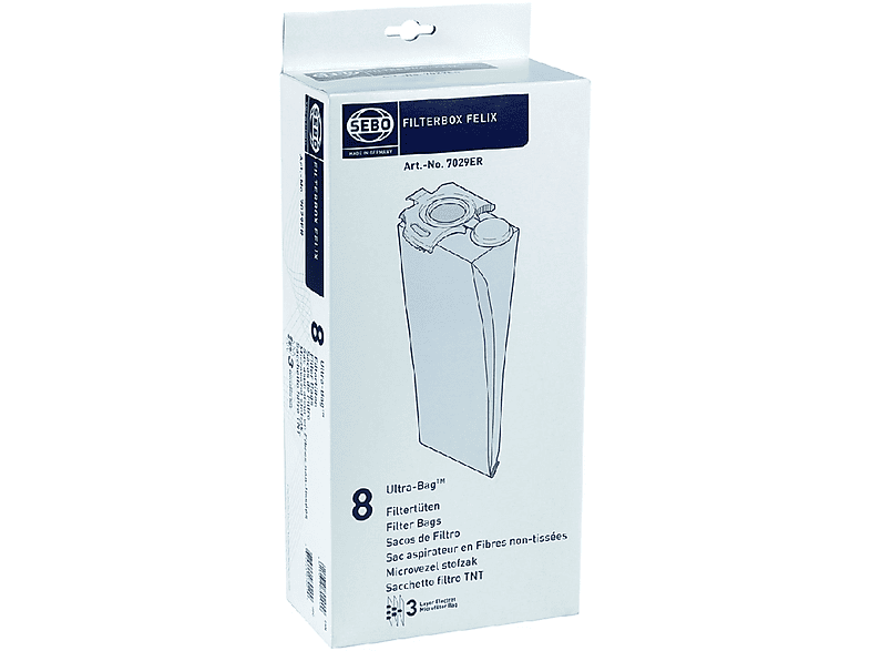 SEBO Filtertüten Staubsaugerbeutel | Staubsaugerbeutel