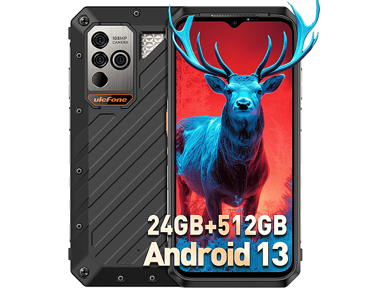 Móvil - ULEFONE Armor 18T Ultra 5G cámara térmica FLIR