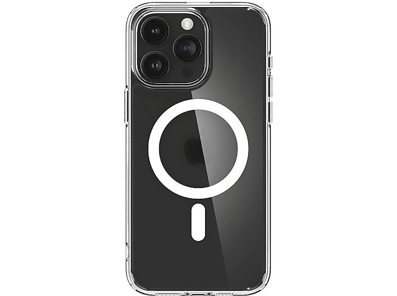 SPIGEN Ultra Hybrid MagFit, Backcover, APPLE, IPHONE 15 PRO MAX, CLEAR