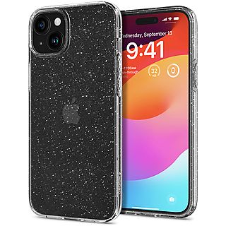 SPIGEN Spigen Liquid Crystal Glitter Backcover Telefoonhoesje voor Apple iPhone 15 Transparant