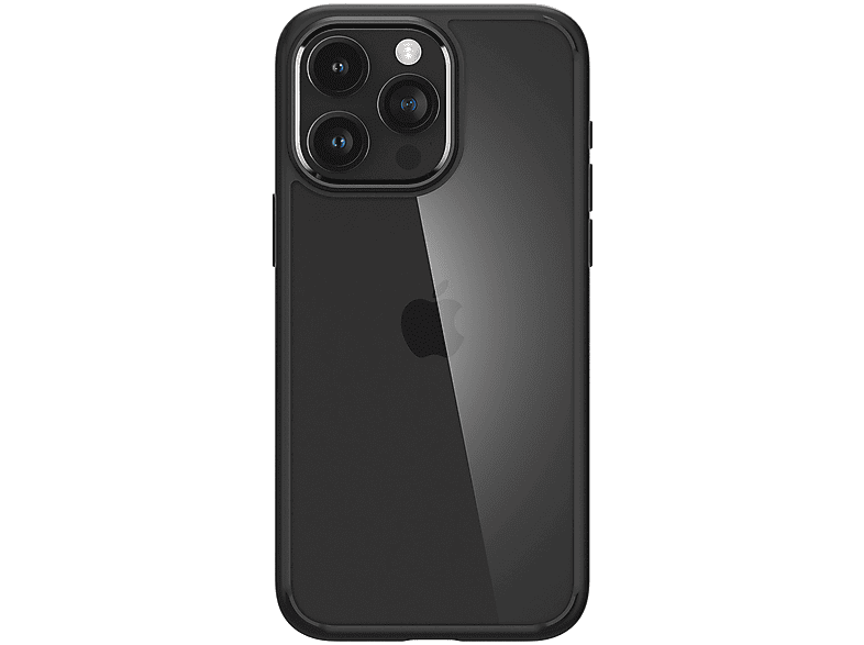 SPIGEN Ultra Hybrid, Backcover, APPLE, IPHONE 15 PRO, BLACK