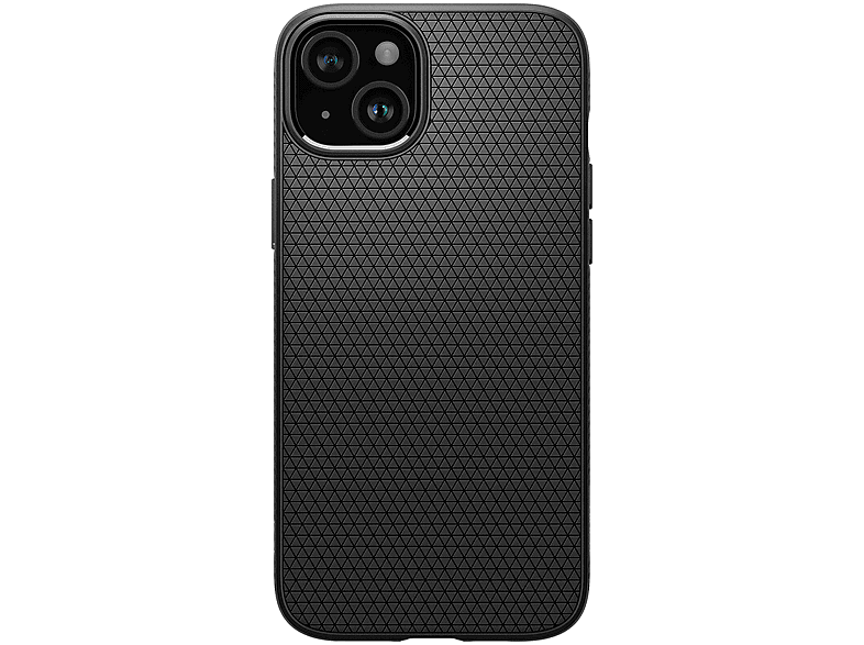 SPIGEN Liquid Air, Backcover, APPLE, IPHONE 15 PLUS, BLACK