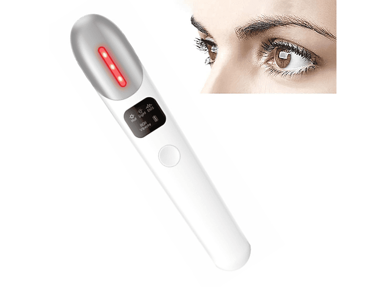 heiße Kompresse Weiß ELKUAIE Vibrierende Augenmassagegerät