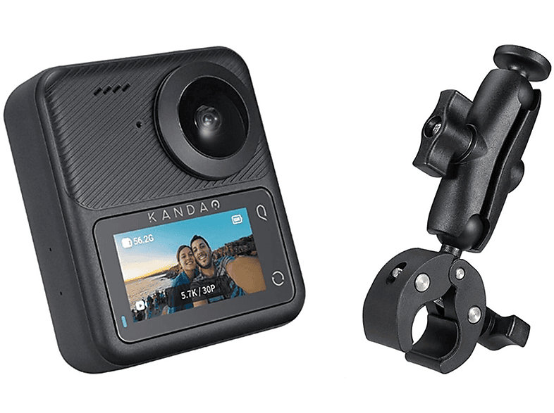 KANDAO QooCam 3 360° Action Camera - Motorcycle Combo Action Kamera 