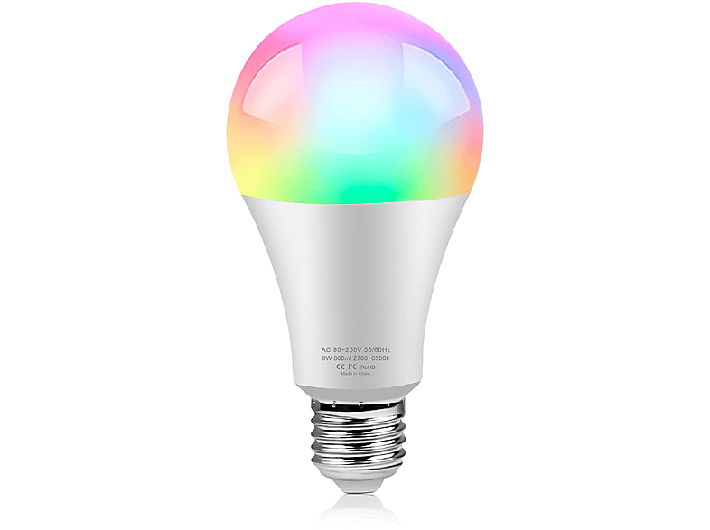 PROSCENIC 12W E27 WLAN Smarte Glühbirne RGB, CW | Smarte Lampen