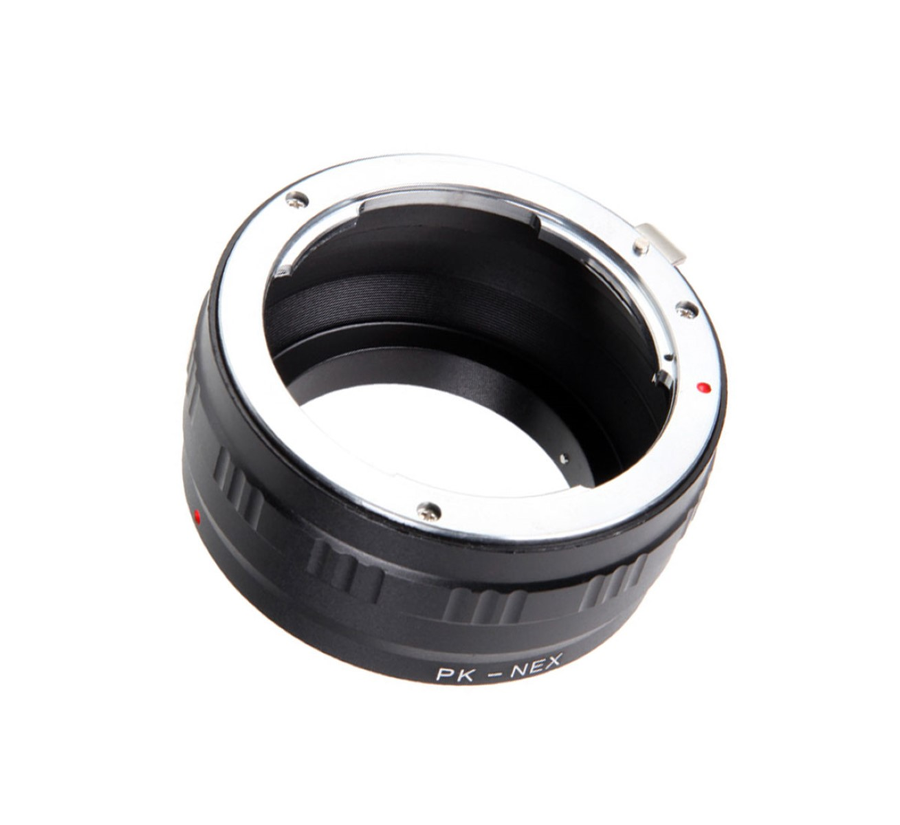 AYEX Pentax K-Objektiv NEX Sony für an E-Mount Sony Objektivadapter, Pentax passend E-Mount Black, K-Objektiv Adapter, Bajonett Bajonett NEX an