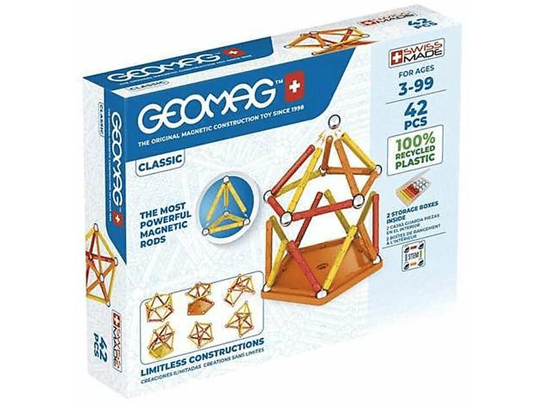 Geomag, Geomag pcs) Magnetspiel bunt FUN Magnetspiel BIGBUY (42
