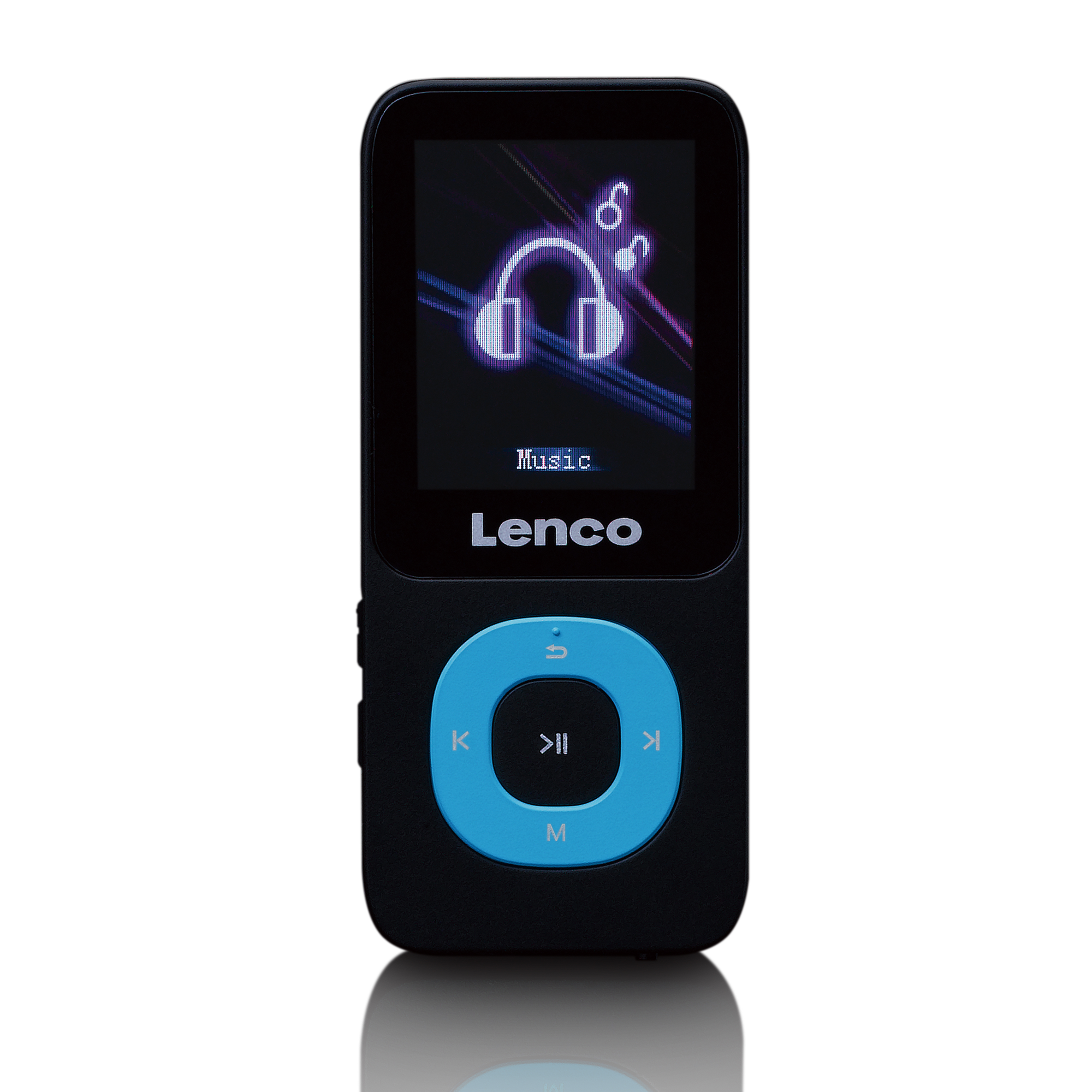 LENCO Xemio-659BU 4 MP4 GB, Player Schwarz-Blau