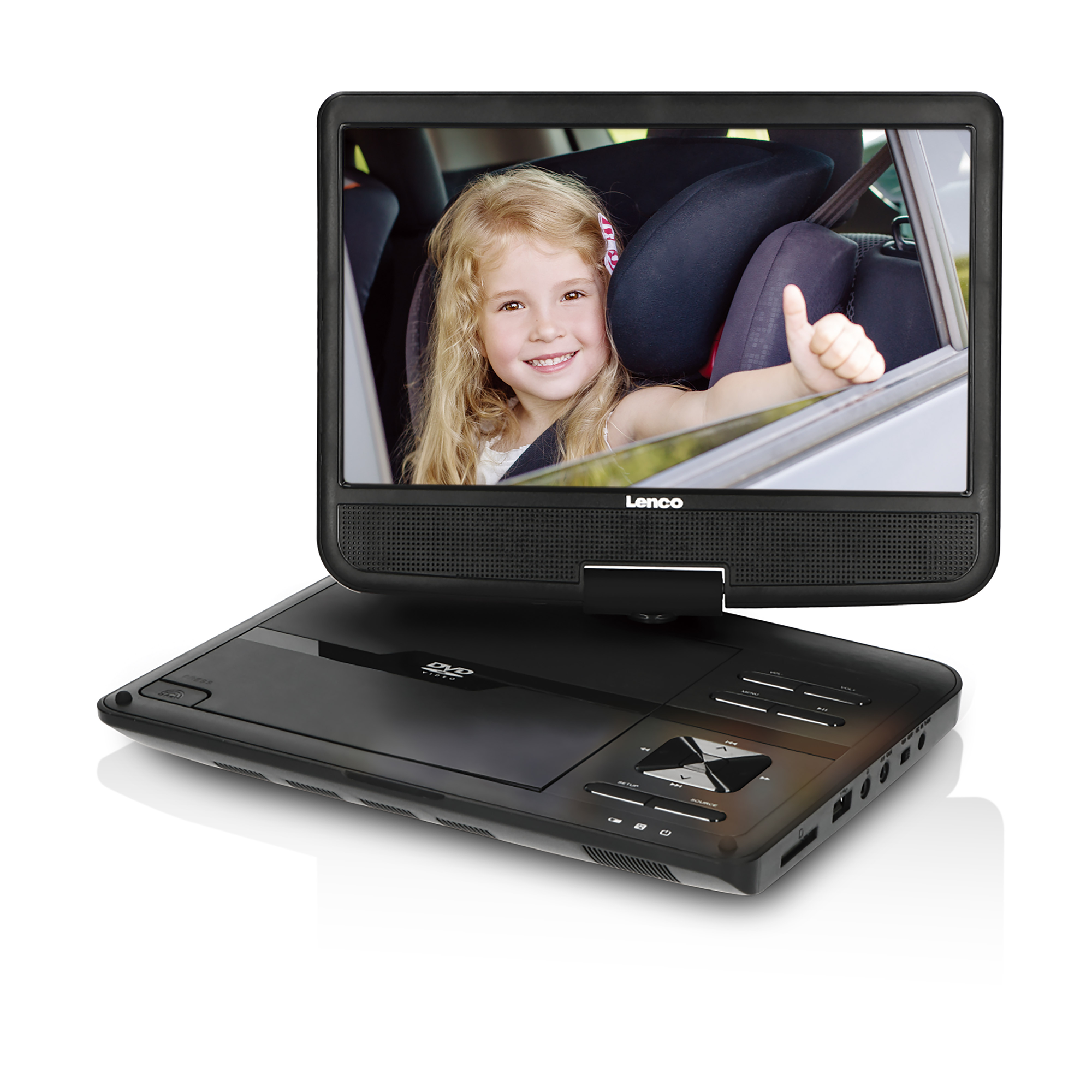 Schwarz LENCO DVP-1046BK DVD-Player,