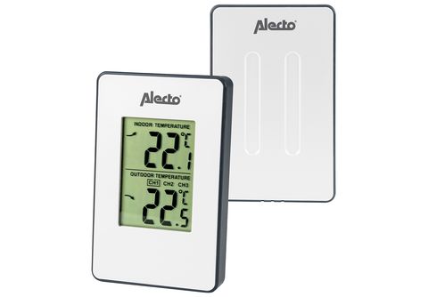 ALECTO WS-1050 - Innen- | Wetterstation - Außentemperaturanzeige und SATURN