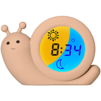 MediaMarkt ALECTO BC110BE SIMON Slaaptrainer, nachtlampje en wekker, slak aanbieding