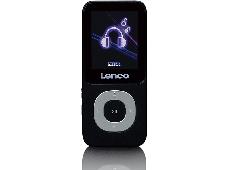 LENCO Xemio-659GY MP4 Player 4 GB, Schwarz-Grau | Mp4-Player