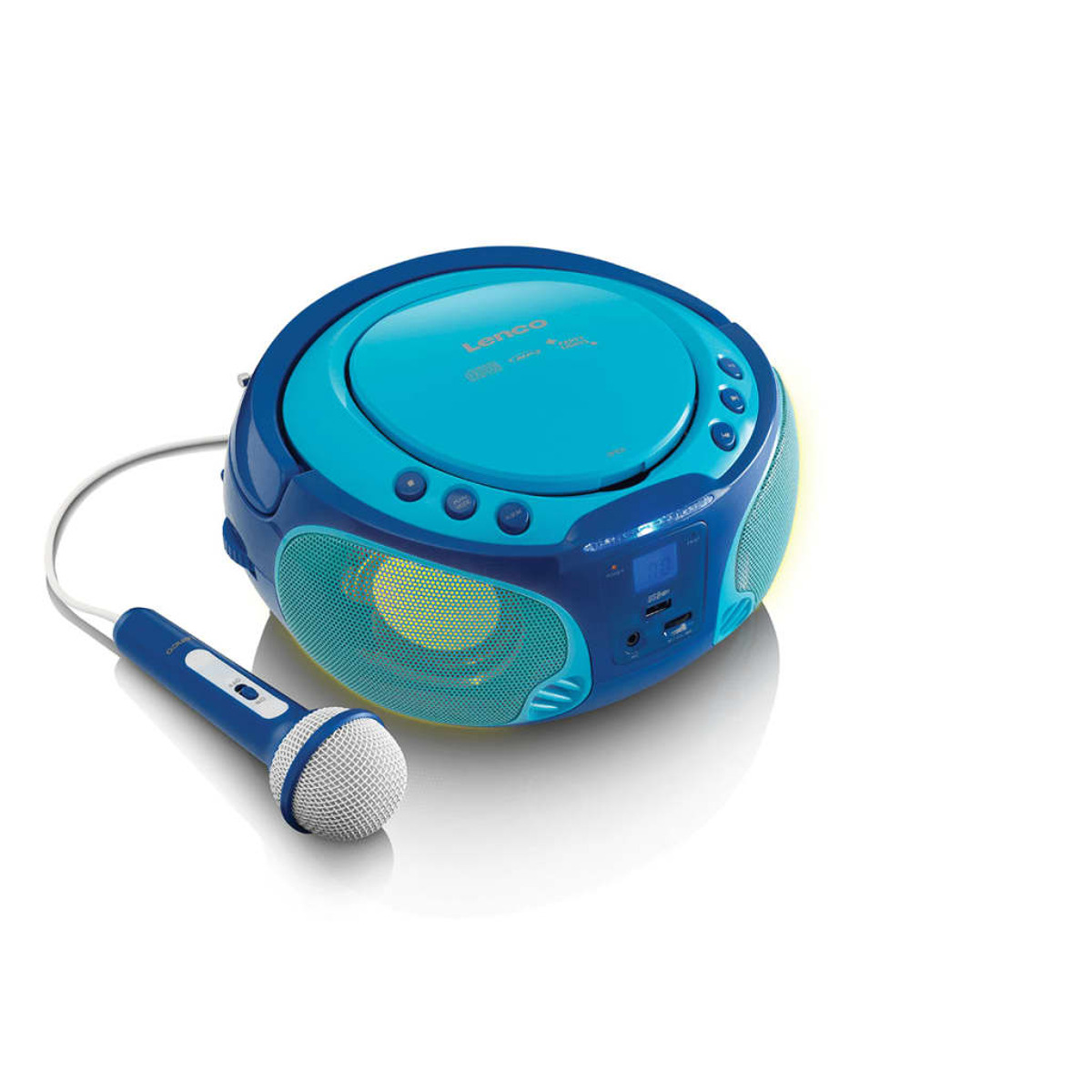 LENCO SCD-650BU Radiorecorder, Blau
