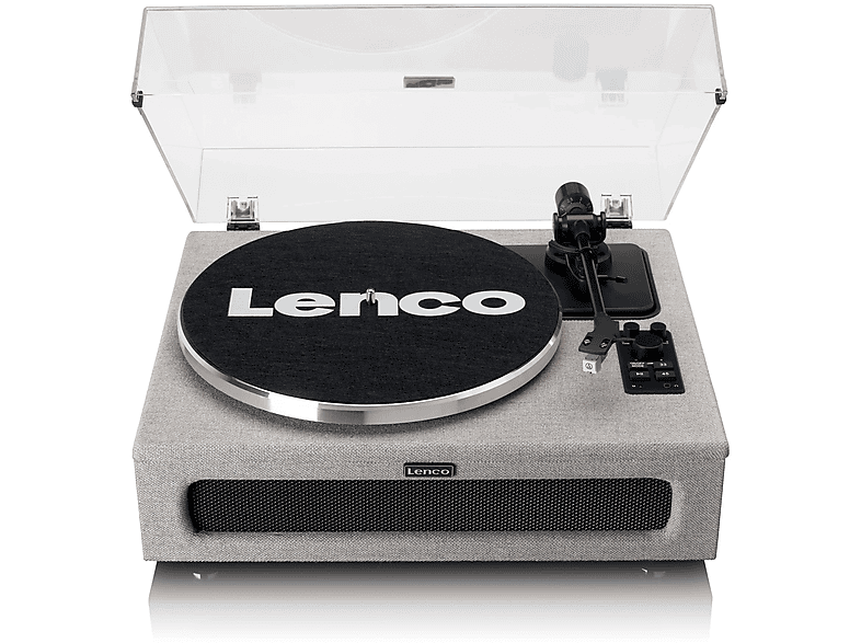 LENCO LS-440GY Grau Plattenspieler eingebaute 4 Lautsprecher - 