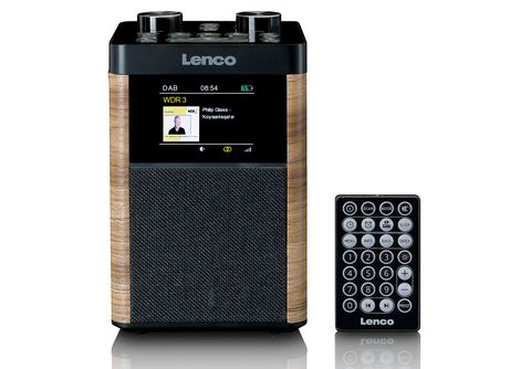 LENCO PDR-060WD Radio, DAB, FM, SATURN Holz | Bluetooth
