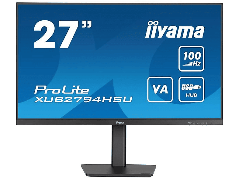 IIYAMA XUB2794HSU-B6 27 Zoll Full-HD Computer-Bildschirm (1 ms Reaktionszeit  )
