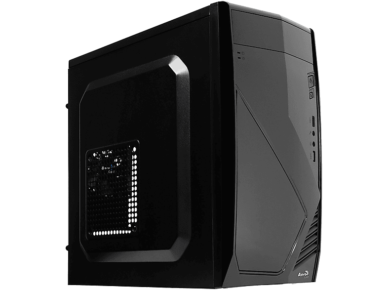 AEROCOOL ACCS-PC08014.11 CS-102 PC-Gehäuse, Schwarz