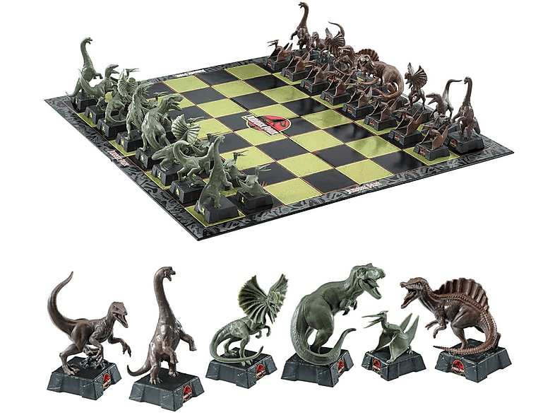 Schachspiel Jurassic Park NOBLE THE schwarz COLLECTION
