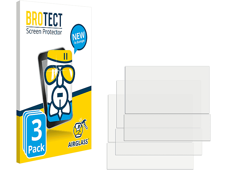 BROTECT 3x Airglass klare Schutzfolie(für ASUS ZenBook Duo 14 UX482)