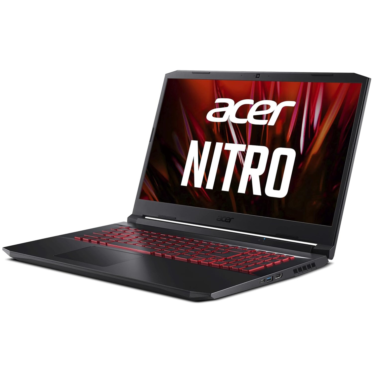 ACER Windows Graphics, Display, 2021 + Pro, Intel® AN517-54, Nitro Pro Intel Core™ i7 Schwarz RAM, GB mit GB Gaming, Prozessor, SSD, Office CAD, Zoll UHD 64 500 17,3 Notebook 11