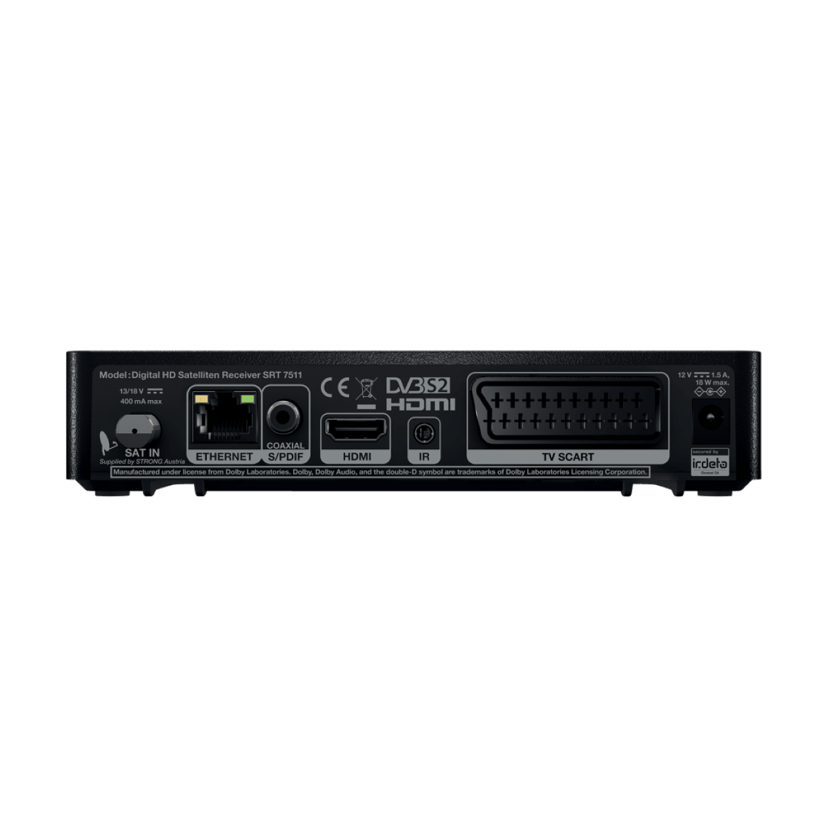 7511 STRONG Sat-Receiver HD SRT (schwarz)