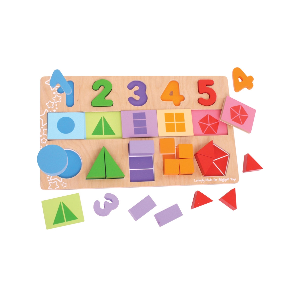 BIGJIGS My Puzzle Puzzle First Fractions