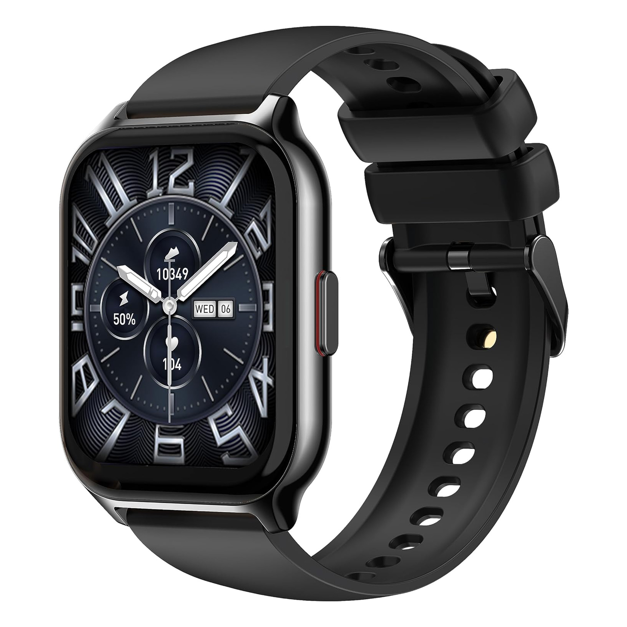 COOLINK Fitness Armbanduhr Smartwatch Schwarz Armbänd Legierung 1x Silikon