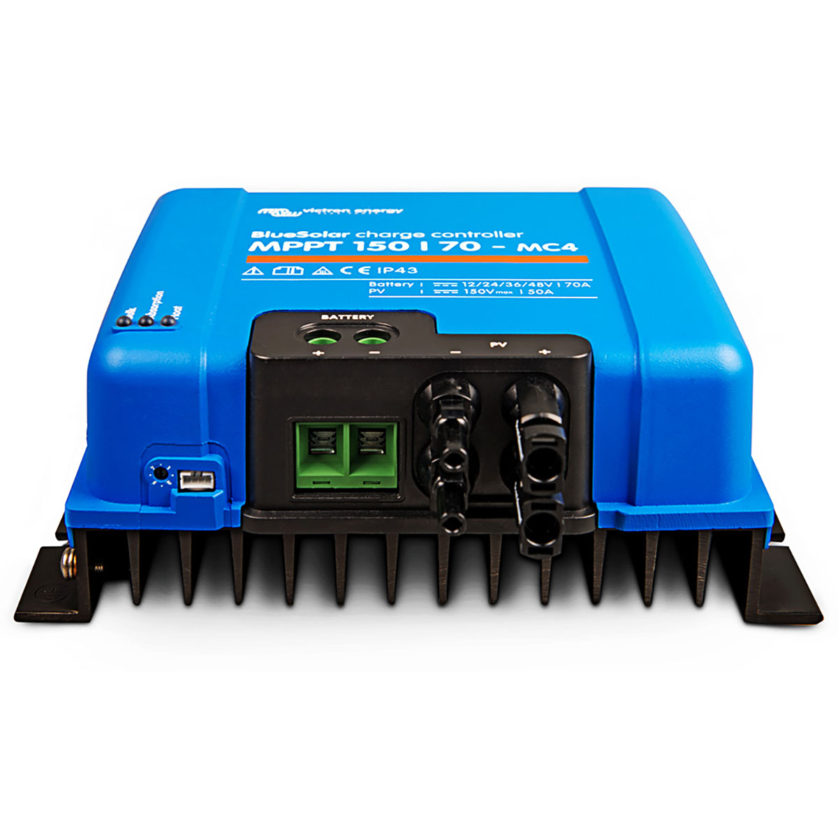 Alle Batterien, Blau VICTRON 12V MPP-Tracker 48V MPPT BlueSolar ENERGY 150/70-MC4 24V 70A