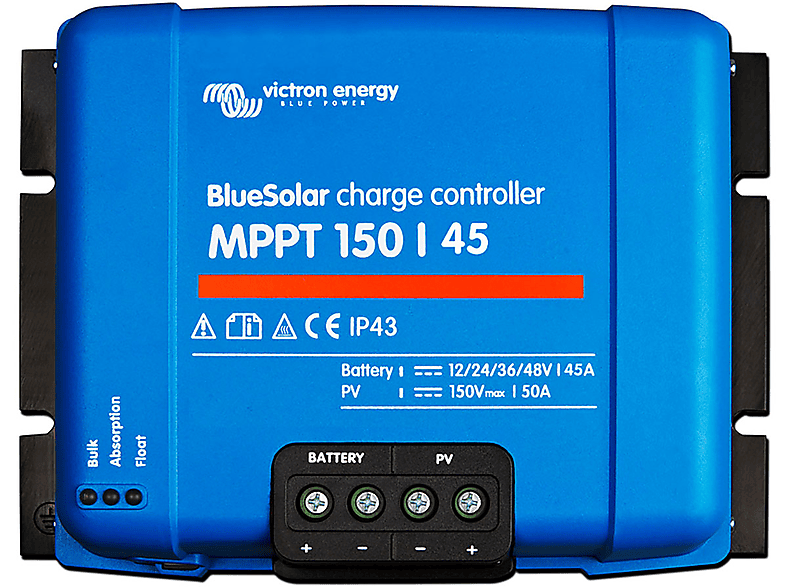 VICTRON ENERGY BlueSolar MPPT 150/45 12V 24V 48V 45A MPPTracker Alle