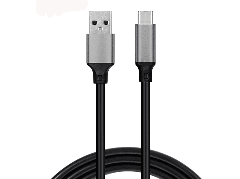 0,5 m, ELKUAIE Stromeffizient, Typ-C USB Kabel, grau