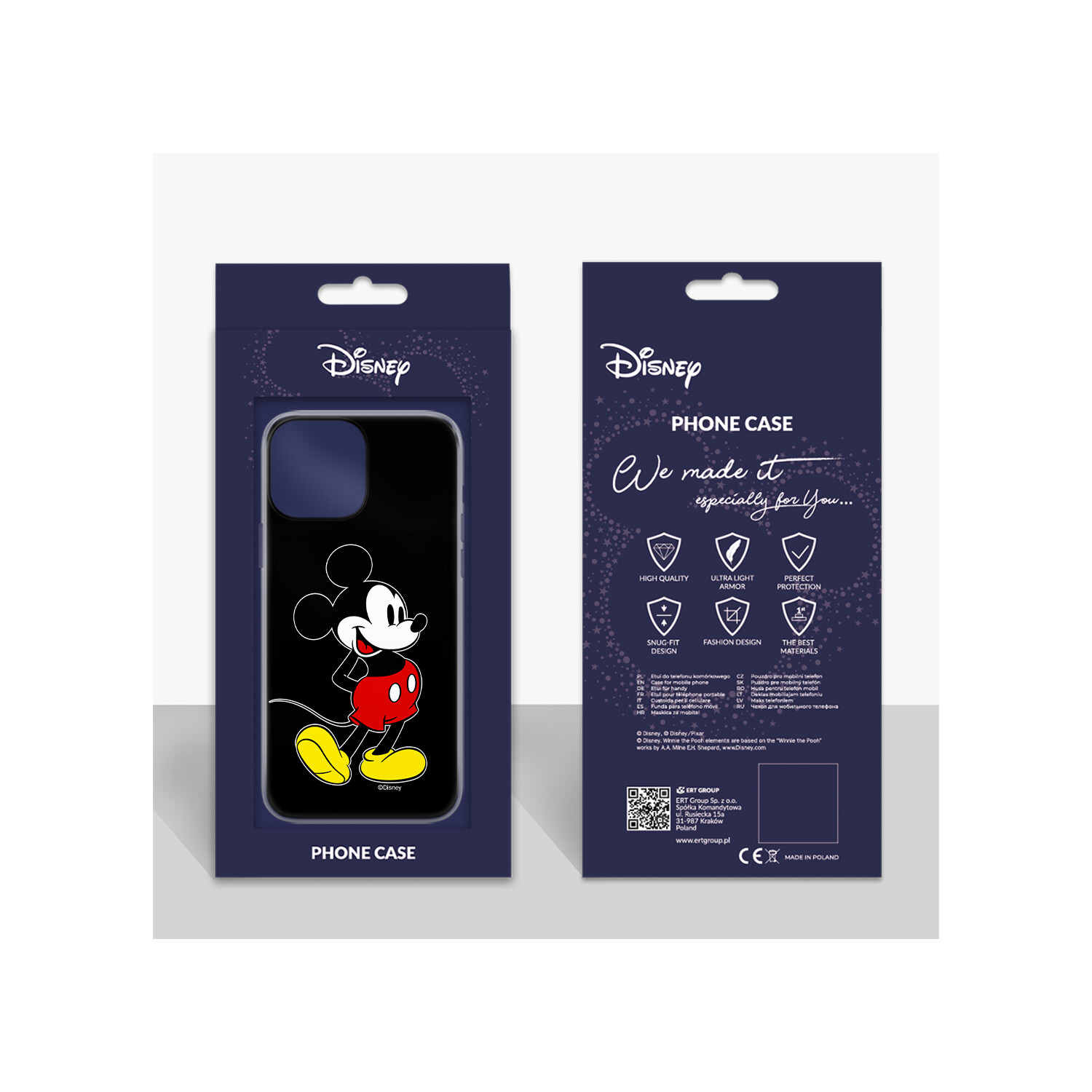 DISNEY Mickey 027 Full M23 Galaxy Samsung, Schwarz Print, Backcover, 5G