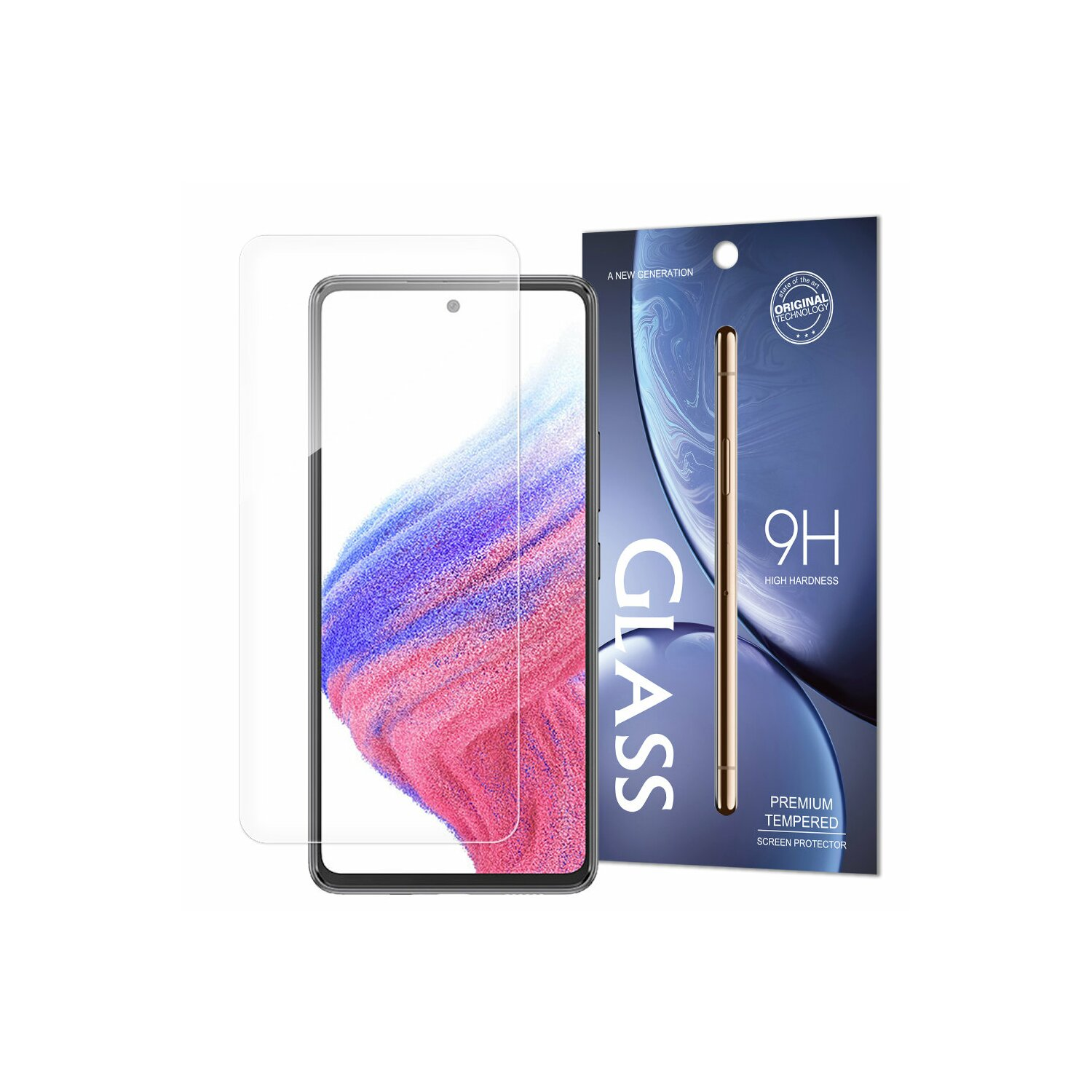COFI Glas SAMSUNG 9H kompatibel Galaxy GALAXY A15 Passgenau mit 5G Displayschutzfolie Displayschutz(für Schutzglas A55) Samsung